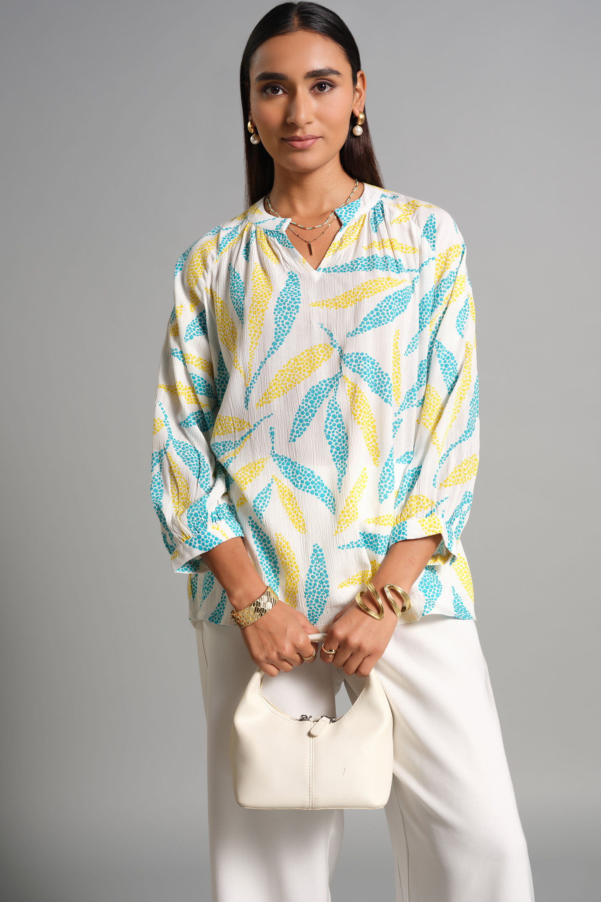 Oleana Top, Blue, image 2